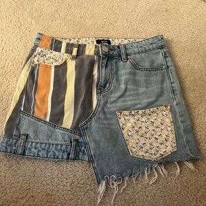 BDG denim mini skirt- urban renewal